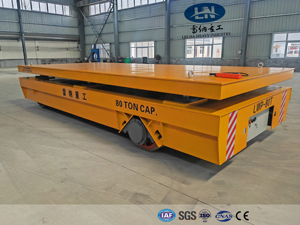 Chariot à plateau mobile électrique hydraulique sans rail <span class=keywords><strong>Leina</strong></span> New Industrial Goods Handling 80 tonnes à usage général - Product Image 1