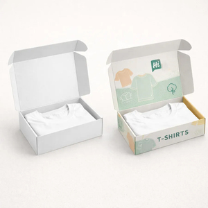 Custom Rigid Magnetic Shirt <b>Box</b> With Clear Lid Window And Tissue Paper Layer For Premium Formal Casual Shirt Packaging - Product Image 4