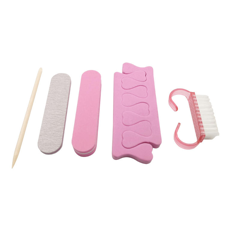 Best Selling Professional Nail Tools Disposable Home Manicure Pedicure Set 5 Pcs Nail Kit for Pedicure Tools Foot Salon