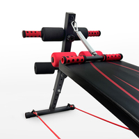 ZHOYA SPORT Équipement de Gymnastique Banc à Abdominaux d'Entraînement Chaise Abdominale Pliable Portable pour Exercice Planche Inclinée Unisexe Intérieur