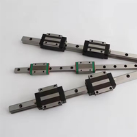 Rail de guidage linéaire de haute précision S55C/SCM420H, remplacement du bloc coulissant Mishimi HGR25, bride avec composant de noyau de roulement