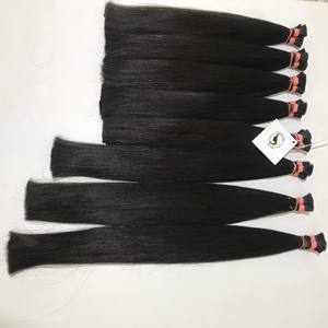 Cabello humano Remy virgen vietnamita de doble estiramiento, pelo Natural trenzado de 15Cm a 80Cm a granel, venta al por mayor - Product Image 4