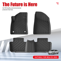 Tapis de coffre arrière de haute qualité pour MG4 EV 2022 tapis de coffre de luxe personnalisé 3D TPE antidérapant étanche