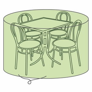 Housse de protection pour table ronde et chaises de jardin en PE - Product Image 1