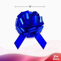 Grand nœud floral de 23 pouces à tirer par cordon pour décoration de voiture de mariage, emballage personnalisé, prix de gros, nœud à tirer pour voiture ou porte, pour fêtes et anniversaires