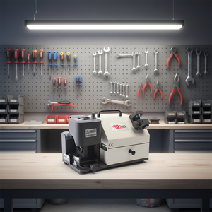 HY2611 Máquina afiladora <span class=keywords><strong>de</strong></span> cuchillas <span class=keywords><strong>de</strong></span> alta calidad y fácil manejo, afiladora <span class=keywords><strong>de</strong></span> fresas <span class=keywords><strong>de</strong></span> 4-20 mm para fresas <span class=keywords><strong>de</strong></span> 2, 3 y 4 filos - Product Image 6