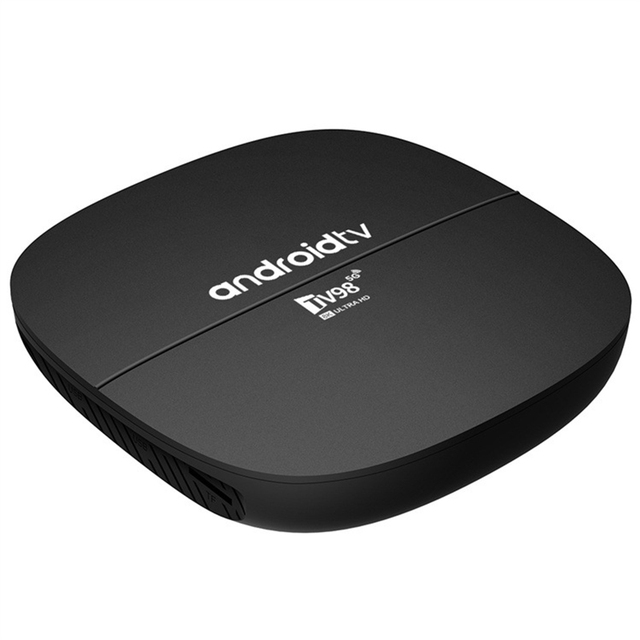 Factory Wholesale Box Tv Smart TV98 ATV Android 13 ATV Allwinner H313 BT Voice Remote Android Tv Box Media Player Set Top Box