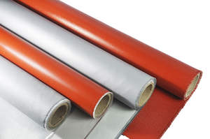 E-الزجاج سيليكون المطاط المغلفة قماش الألياف الزجاجية الألياف الزجاجية القماش - Product Image 2