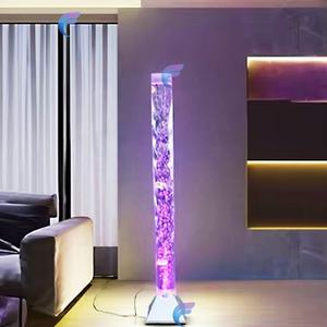 장식용 아크릴 RGB 조명 원형 버블 워터 컬럼 램프 (리모컨 포함) - Product Image 5