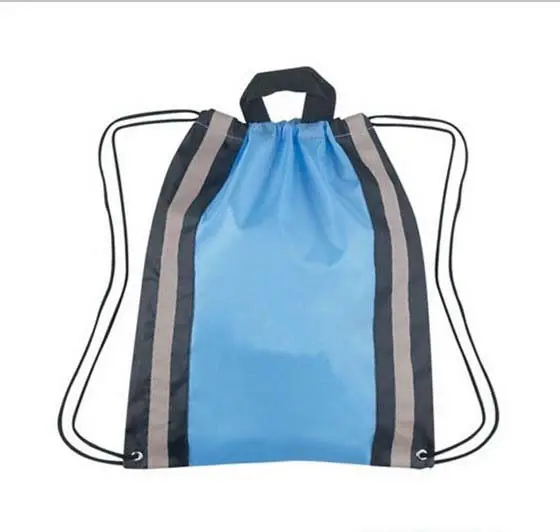 حقيبة ظهر للأطفال, حقيبة ظهر مدرسية للأولاد والبنات ، خفيفة الوزن باللون الأزرق ، مزودة بشريط عاكس ، شنطة مزودة بأشرطة عاكسة