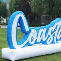 Lettres gonflables géantes personnalisées de haute qualité pour la publicité extérieure, lettres gonflables pour entreprises