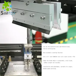 SMT מכונה PCB מדפסת חצי אוטומטי 1.2m מפרט PCB סטנסיל מדפסת מכונת הלחמה להדביק הדפסת מכונה