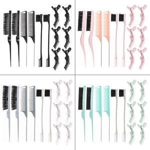 Salon làm tóc lược bàn chải định vị Clip làm nổi bật tóc dầu bàn chải tạo kiểu tóc lược làm Tóc Tạo Kiểu Tóc Lược thiết lập - Product Image 2