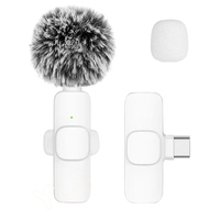 Micrófono Lavalier Inalámbrico Portátil Mini para iPhone, Android, PC, Cámara, Grabación de Video, Transmisión en Vivo, Vlog, Juegos