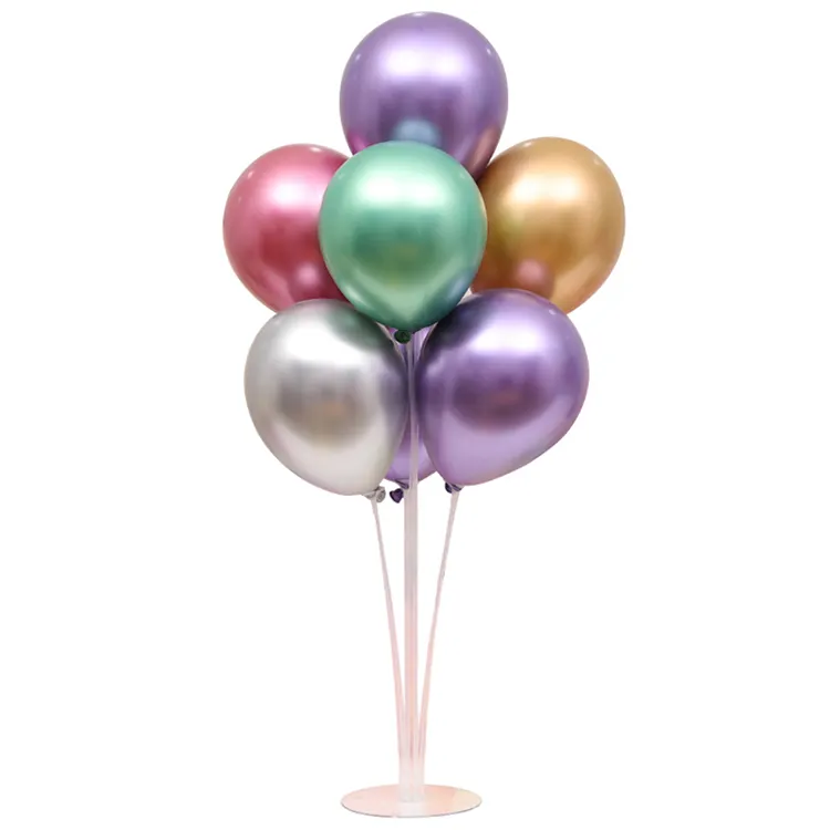 Wholesale Hot Sale Cheap Birthday Party Decoration Metal Latex Balloon Floating Table Balloon