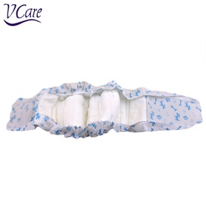 Wholesale Disposable Cotton Pet Diapers Eco-Friendly <b>Dog</b> Cleaning Grooming Products with 3D Leak Prevention Magic Tape <b>Scissors</b> - Product Image 4