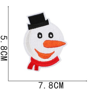 Рождественские нашивки с вышитыми буквами из синели для одежды - Product Image 3