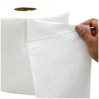 Paños de Limpieza Industriales Resistentes 3D Hex Wipes, Paños Multiusos en Rollo, Rollo Jumbo Hydrolace