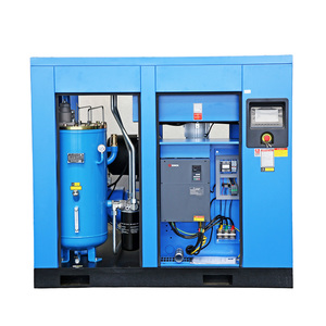 Compressore d'aria industriale a vite da 7.5kw, 11kw, 15kw, 22kw con essiccatore d'aria e serbatoio di accumulo gas - Product Image 5