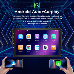 Radio <span class=keywords><strong>MP5</strong></span> para coche F133 de 9 pulgadas, 1024x600, LCD táctil capacitiva, Apple Carplay, pista de sonido estéreo automática, copia de seguridad, pantalla dividida USB - Product Image 3