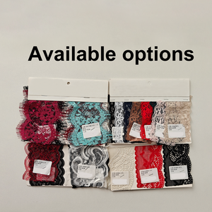 Hijab en modal de qualité supérieure avec dentelle Midnight et éléments en fourrure douce, respirant et confortable, à porter en toutes saisons pour femmes - Product Image 3