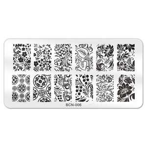 BIN 30 สไตล์เล็บปั๊มแผ่นเล็บแผ่นเหล็กสแตนเลส 6*12 ซม. - Product Image 4