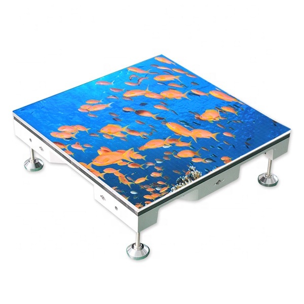 LJX Rental P2.976/P3.91/P4.81 Full Color LED Dance Floor Tiles-Indoor/Outdoor Waterproof Stage Screen with 4500cd Brightness
