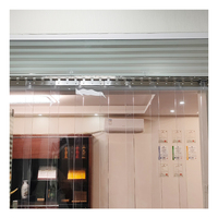 Rideaux en bande en PVC transparent standard de l'industrie Plat transparent de 2mm 1mm 5mm Épaisseur Traitement de moulage de coupe personnalisé disponible