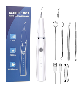 Kit de nettoyage des dents pour <span class=keywords><strong>enlever</strong></span> le <span class=keywords><strong>tartre</strong></span> et les taches Pet Brosse à dents à ultrasons pour chiens et chats - Product Image 1