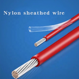 <span class=keywords><strong>FVN</strong></span> ลวดฉนวนไนล่อน450/750V ตัวนำทองแดงดีบุกสายเคเบิลทนความร้อน18AWG 6AWG สำหรับการเดินสายไฟในอาคาร - Product Image 1