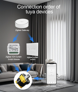 El obturador de persiana enrollable de cuatro hilos de litio Smart Tuya Zigbee AM35 con Motor de la batería se puede combinar con un interruptor e interruptor inteligentes - Product Image 5
