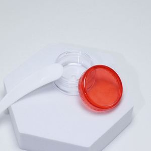 3g 5g <b>Small</b> Round Clear Cream Jar Plastic Pot <b>Box</b> Transparent Cosmetic Sample Container <b>with</b> <b>Lids</b> - Product Image 2
