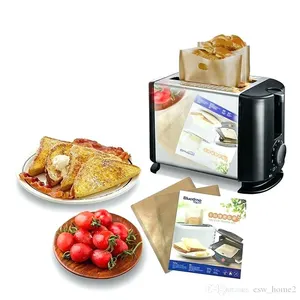 As seen on tv Non-stick easy clean ptfe toaster sandwich bag