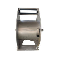 Meclube Prix d'usine 120M Enrouleur de tuyau en acier inoxydable haute pression Ressort entièrement automatique Rétractable 220V Tension de travail