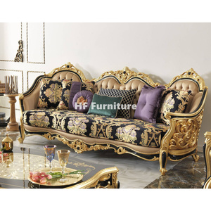 Sofá <span class=keywords><strong>Manchester</strong></span> de 3 Plazas, Sofá Clásico, Muebles de Lujo Turcos, Sala de Estar Clásica - Product Image 1
