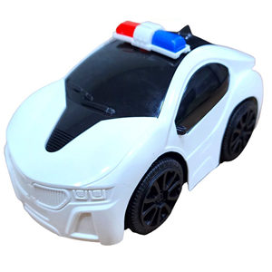 Voiture de police jouet pour enfants, véhicule de sauvetage en plastique, mini voiture de circulation pour jeu - Product Image 1