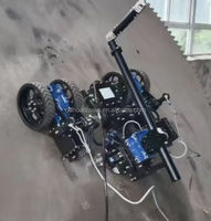Robot de sablage à bras oscillant manuel avec construction métallique pour une maintenance de surface efficace