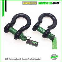 Kit básico de correa de remolque para coche Monster4WD, 5 uds., accesorios de recuperación de alta resistencia para todoterreno, Kit de herramientas de emergencia 4x4