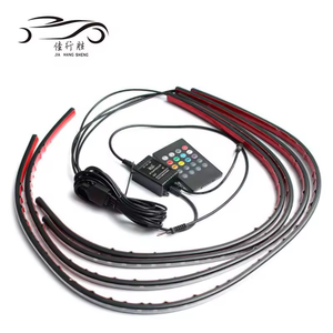 JHS RGB LED underglow Light 60*90*120CM ควบคุมระยะไกลบรรยากาศการตกแต่งเส้นเย็นสำหรับรถยนต์ - Product Image 4