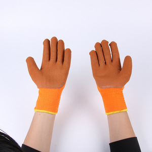 Fornitura di fabbrica <span class=keywords><strong>guanti</strong></span> <span class=keywords><strong>da</strong></span> lavoro di sicurezza antiscivolo resistenti al taglio <span class=keywords><strong>guanti</strong></span> rivestiti in schiuma di lattice - Product Image 4