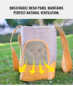 Borsa da trasporto per animali domestici Truelove, <span class=keywords><strong>di</strong></span> lusso, portatile, regolabile, pieghevole, impermeabile, anti-fuga, per cani <span class=keywords><strong>di</strong></span> piccola taglia e gatti. - Product Image 3