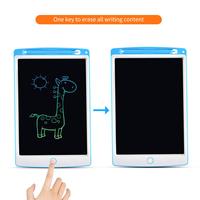 Jouets pour filles et garçons de 3 à 6 ans, tablette d'écriture LCD de 10 pouces avec fonctions d'écriture et de peinture, batterie incluse
