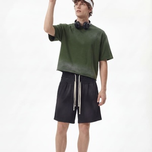 <span class=keywords><strong>T</strong></span>-shirt vierge personnalisé 100 % coton biologique épais, <span class=keywords><strong>T</strong></span>-shirts unis personnalisés, <span class=keywords><strong>T</strong></span>-shirt épais court - Product Image 1