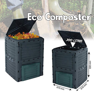Joinvertak — bacs pliables en plastique <span class=keywords><strong>pour</strong></span> le jardin, contenants transparents <span class=keywords><strong>pour</strong></span> espace extérieur, composable de vis, 100 l - Product Image 2