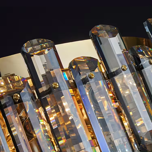 Zèle éclairage décoratif moderne pendentif lumières hôtel suspendu lustre luxe K9 lustre en cristal - Product Image 5