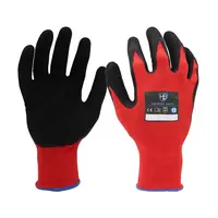 HB безопасные промышленные резиновые защитные перчатки для рук оптом защитные перчатки F L312E противоскользящие сверхпрочные с латексным покрытием
