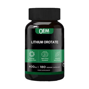 OEM 5 Milligrams Lithium Orotate Capsules Chelated for <b>Mood</b> Support Organic Rice Bran Extract Lithium Orotate Capsules - Product Image 1