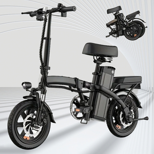 Vélo électrique mini <span class=keywords><strong>pliable</strong></span> 14 pouces, 350W/500W, 48V 10.4AH, moteur sans balais, freins à disque arrière, pour adultes, autonomie 35-55 km – Meilleures ventes - Product Image 1