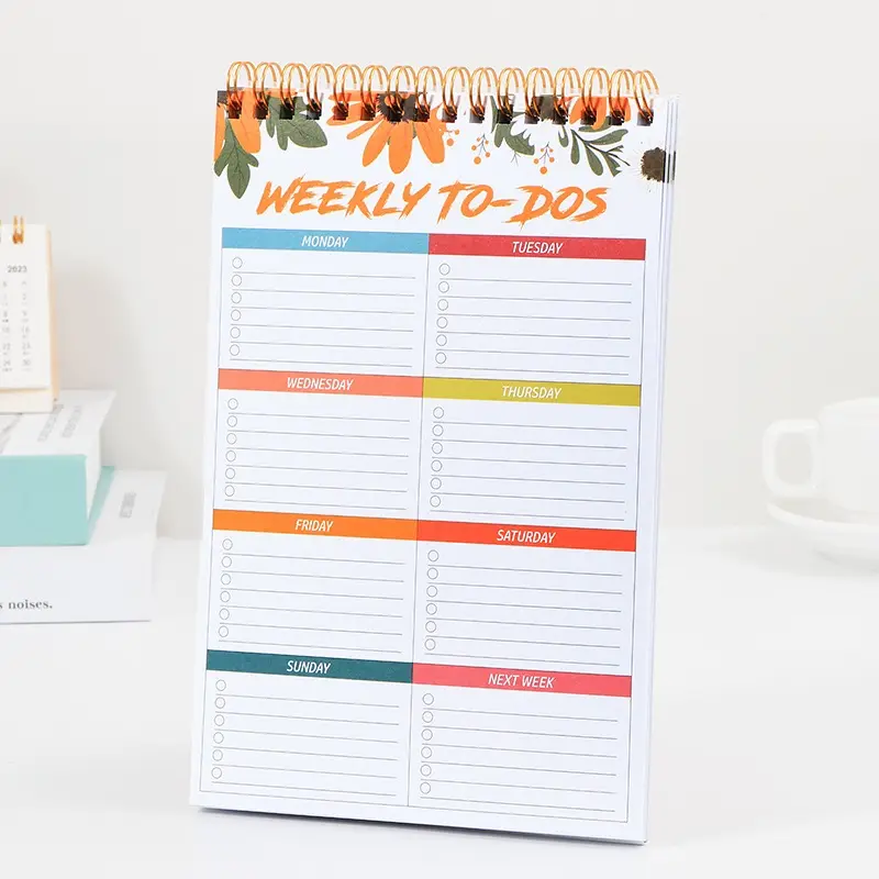 2024 2025 Daily Weekly Monthly Memo Pads Customized Notebook Planner Posted It Agenda Sticky Notes To Do List Notepad
