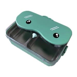 Boîte à lunch <span class=keywords><strong>Kawaii</strong></span> de conception de compartiment incluse Boîte de rangement de lunch en plastique d'acier inoxydable de qualité alimentaire Boîte à lunch Bento pour enfants - Product Image 6